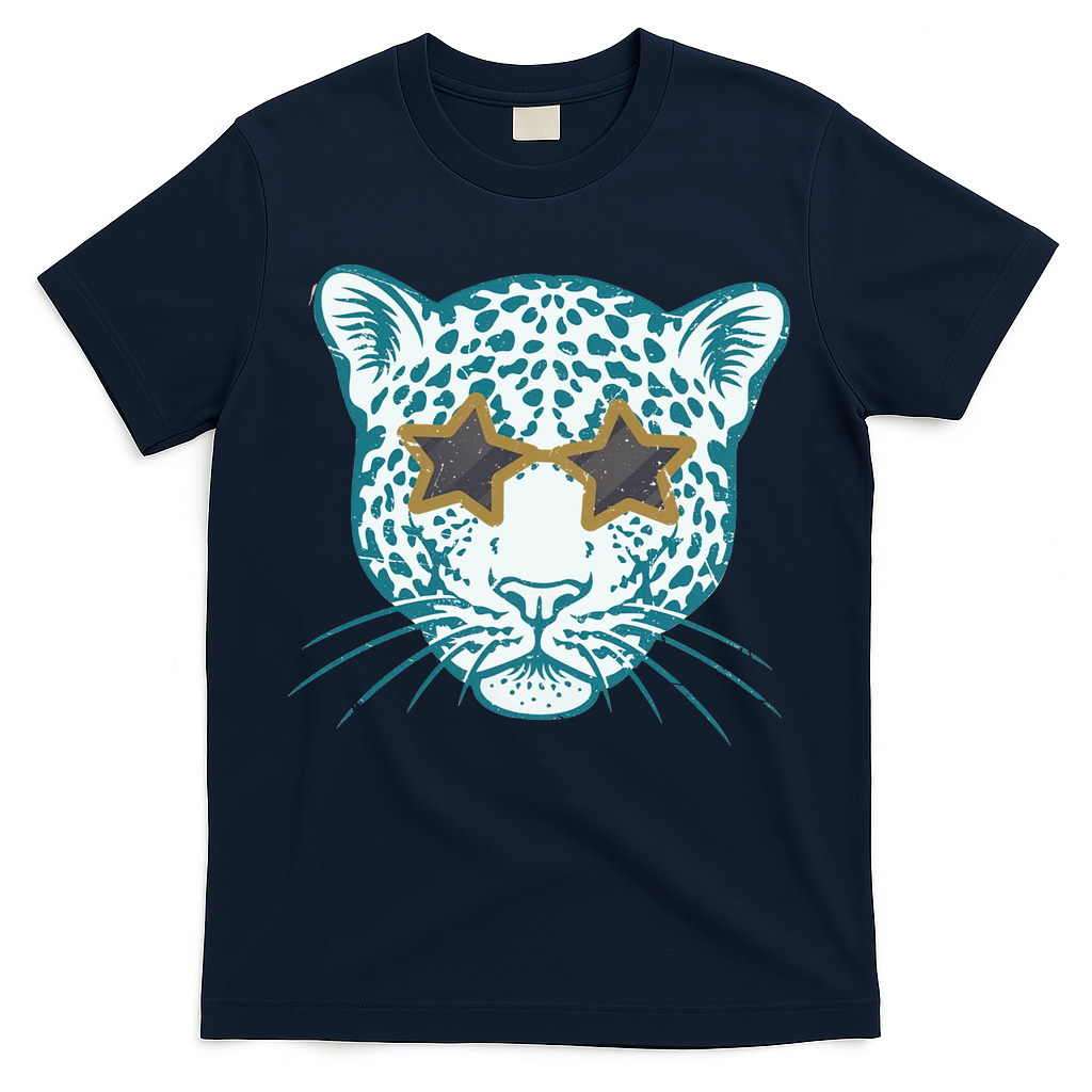 Football Jags Leopard Star T-Shirt