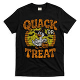 Quack Or Treat Duck Halloween Funny Witch Pumpkin Spooky Animal Pun Essential T-Shirt