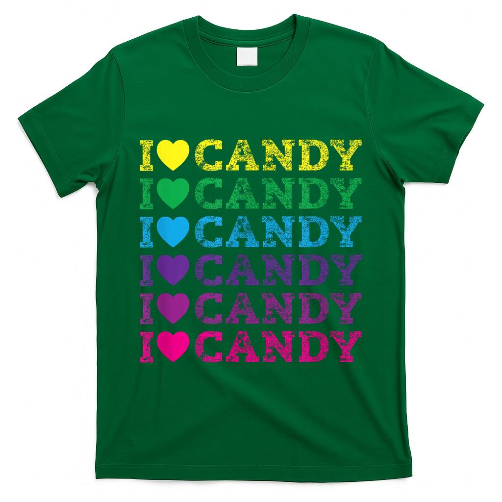I love Candy Halloween Party Cute Trick or Treat Shirt T-Shirt