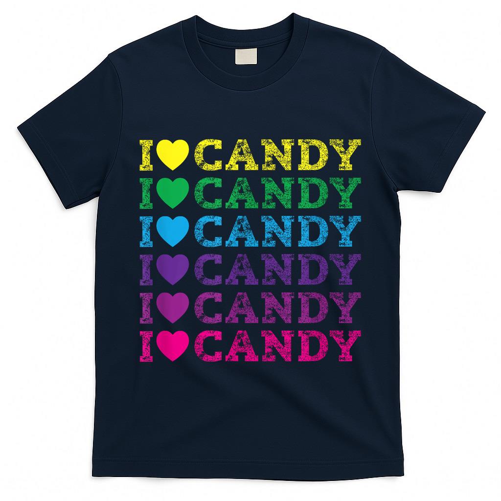 I love Candy Halloween Party Cute Trick or Treat Shirt T-Shirt