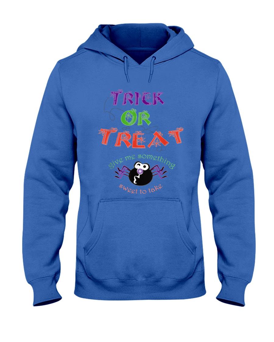 Spider Halloween Funny Letters Trick or Treat T-Shirt