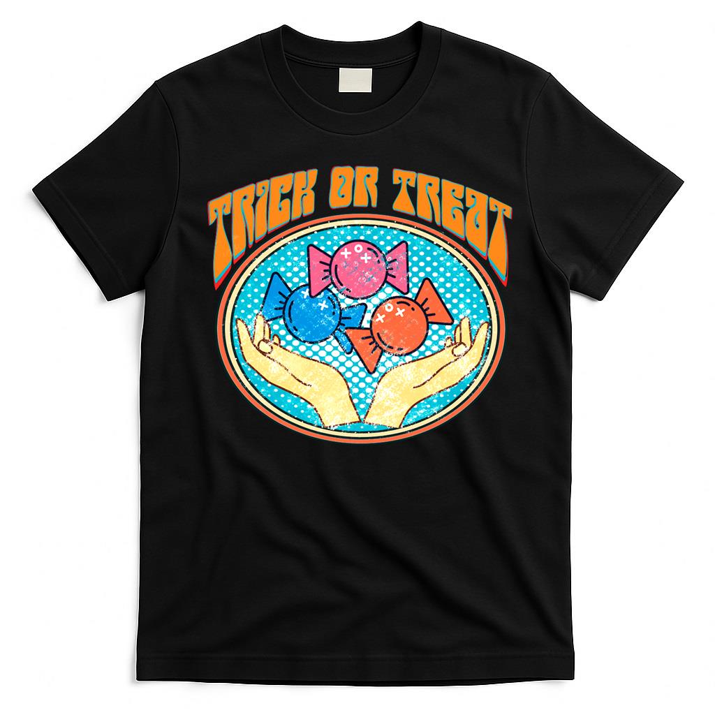 Groovy ghost spooky season Retro Halloween creep it real Classic  Style 1 T-Shirt