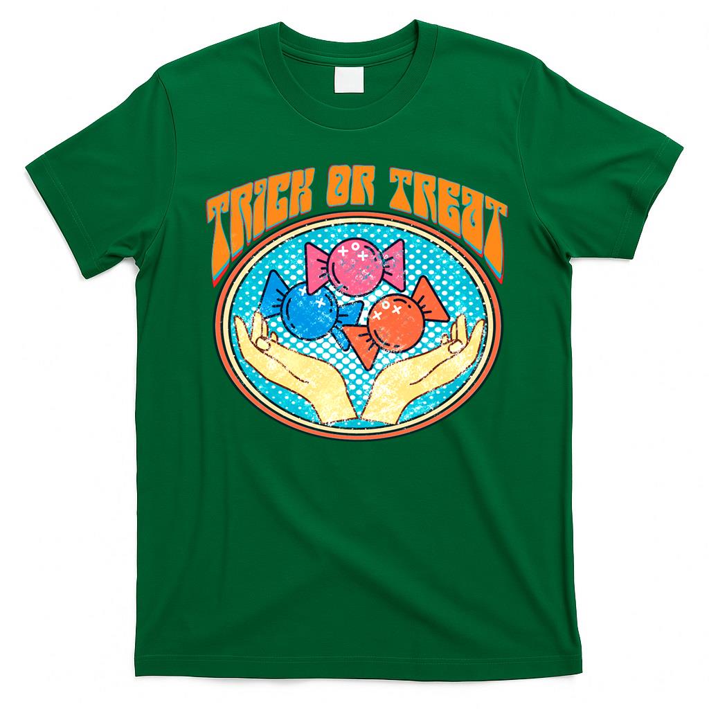 Groovy ghost spooky season Retro Halloween creep it real Classic  Style 1 T-Shirt