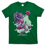 Halloween Costume Zombie Cheerleader Pompoms Trick Or Treat T-Shirt