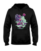Halloween Costume Zombie Cheerleader Pompoms Trick Or Treat T-Shirt
