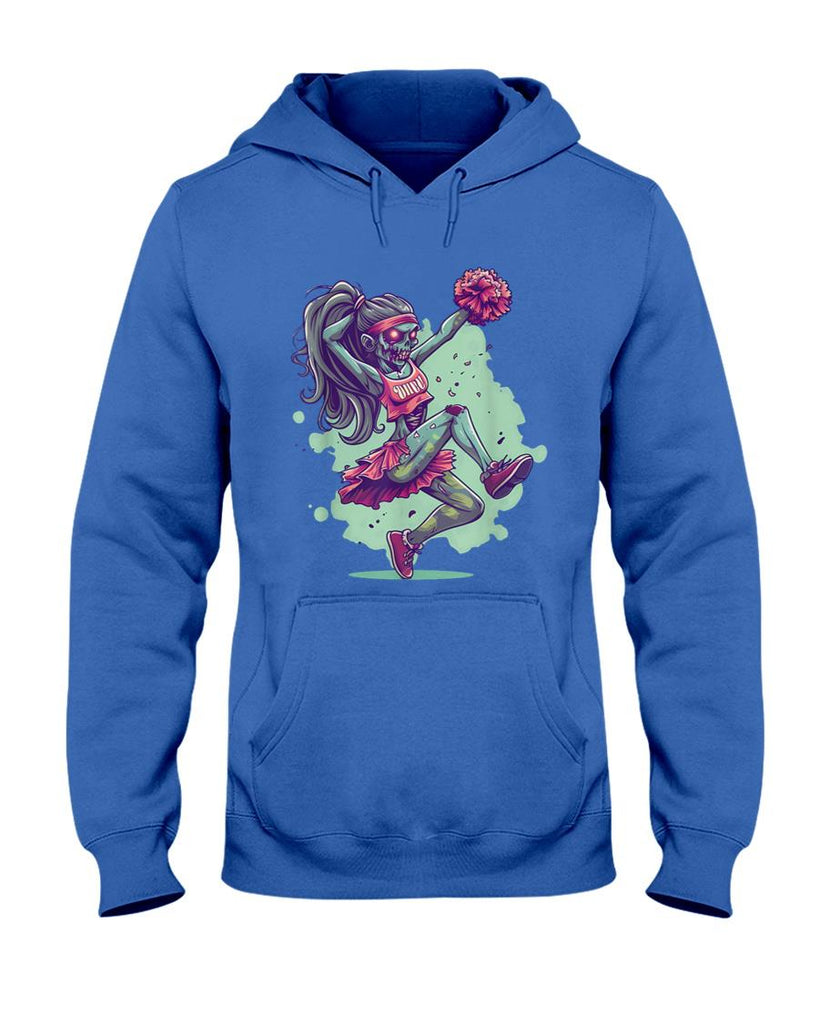 Halloween Costume Zombie Cheerleader Pompoms Trick Or Treat T-Shirt