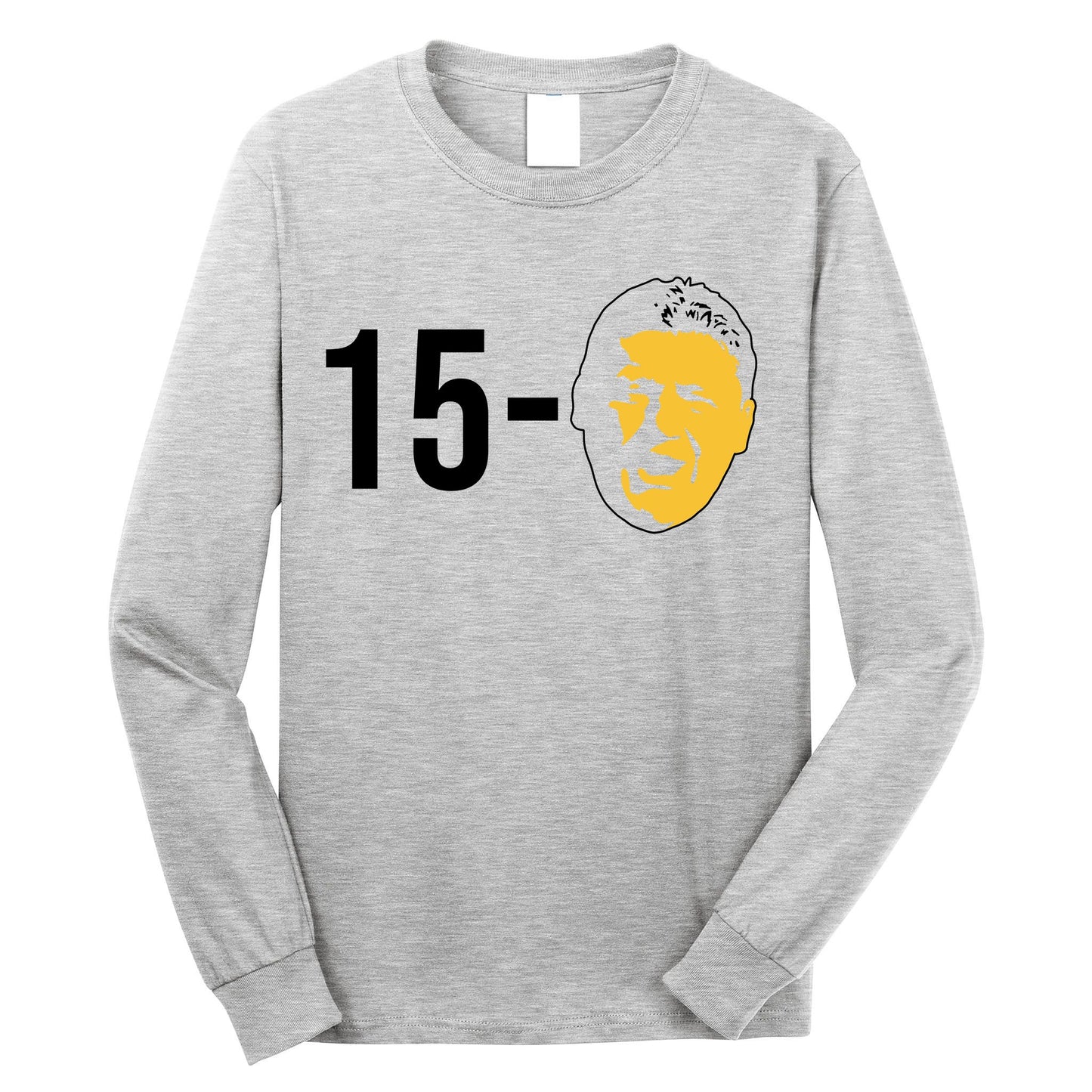 15-0 Louisiana Football Fans Long Sleeve Shirt
