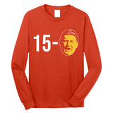 15-0 Louisiana Football Fans Long Sleeve Shirt