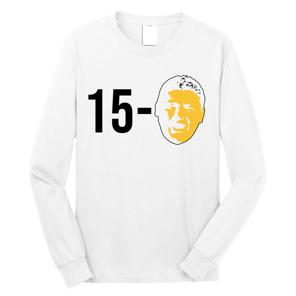 15-0 Louisiana Football Fans Long Sleeve Shirt