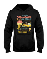 Retro Nostalgia - Vintage Moonbeam Ice Cream Truck Retro Double Scoop Popsicle T-Shirt