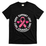 Breast Cancer Support Pink Ribbon Breast Cancer Awareness T-Shirt