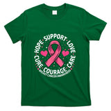 Breast Cancer Support Pink Ribbon Breast Cancer Awareness T-Shirt
