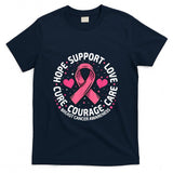 Breast Cancer Support Pink Ribbon Breast Cancer Awareness T-Shirt