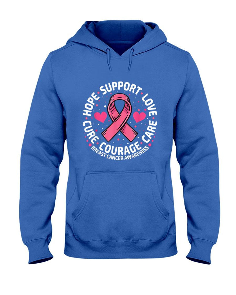 Breast Cancer Support Pink Ribbon Breast Cancer Awareness T-Shirt