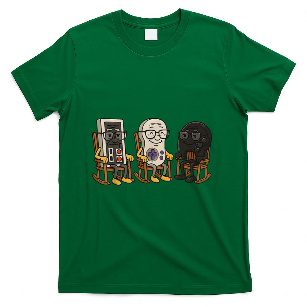 Retro Nostalgia - Funny Old Gamer Gaming Retro 90s 80s Video Game Old Gamer T-Shirt