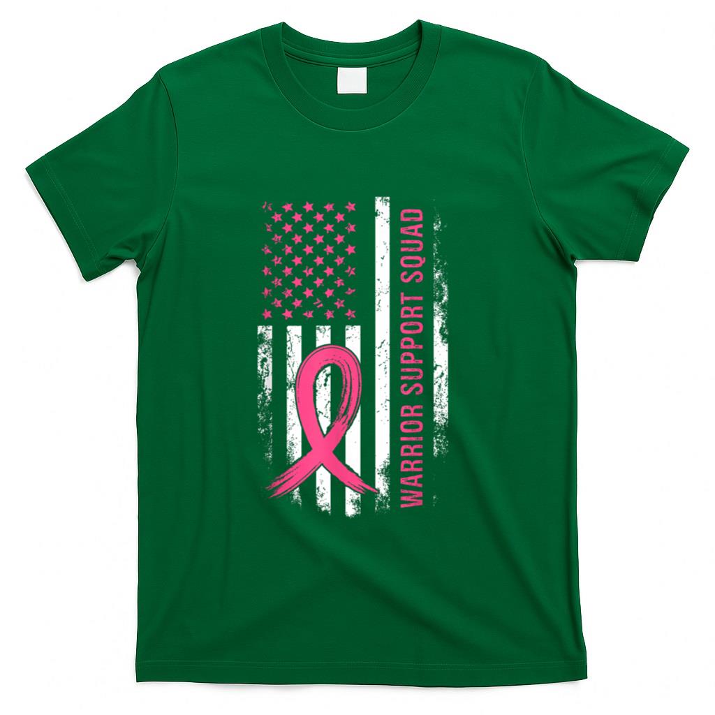 Breast Cancer Support Squad Pink Ribbon T-Shirt