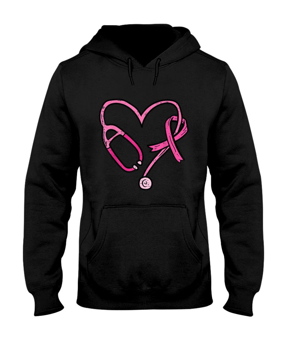 Pink Stethoscope Nurse Medical Breast Cancer Awareness Women T-Shirt