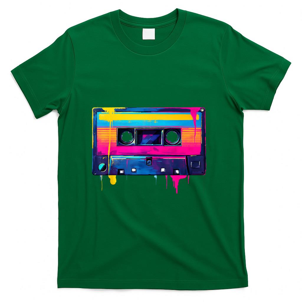 Retro Nostalgia - Funny 80s 90s Retro Cassette Costume Nostalgia T-Shirt