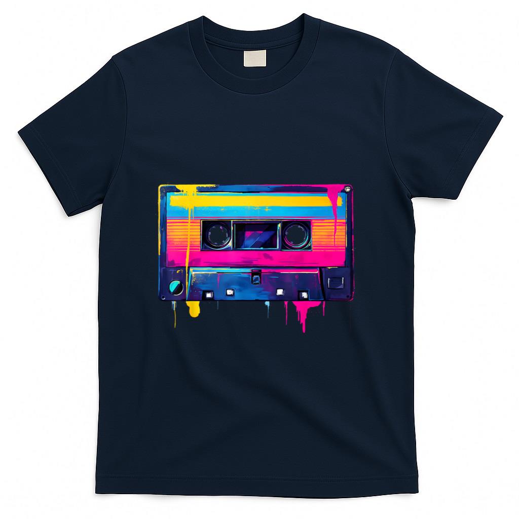 Retro Nostalgia - Funny 80s 90s Retro Cassette Costume Nostalgia T-Shirt