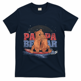 Surfing Bear Family Dad Cute Animal Daddy Papa Bear Gift T-Shirt