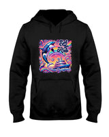 Retro Nostalgia - EAT THE RICH 90S NOSTALGIA WHALE ORCA YAHCT RETRO T-Shirt