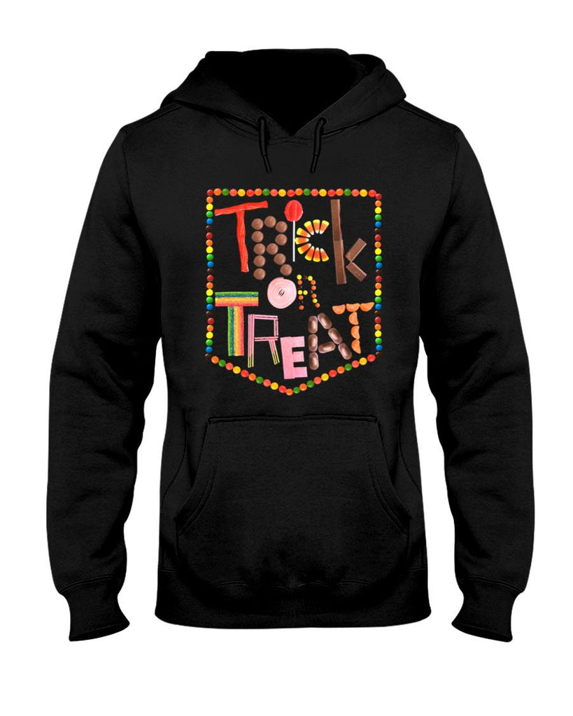 Trick or Treat made with Candy  Colorful and happy Fun Candy Design  Happy Halloween Classic T-Shi T-Shirt