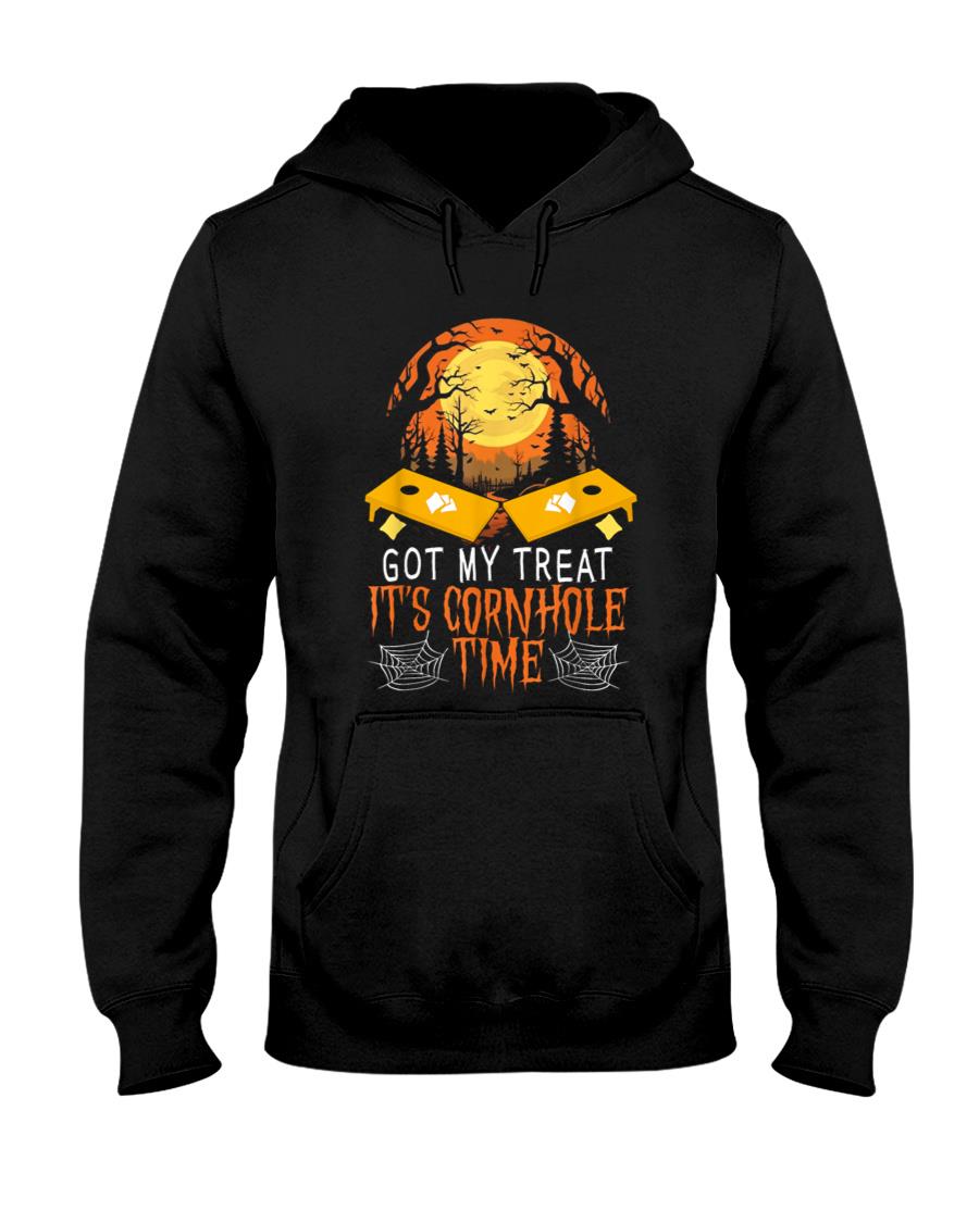 Halloween Cornhole Player Trick Or Treat Spooky Bean Bag T-Shirt