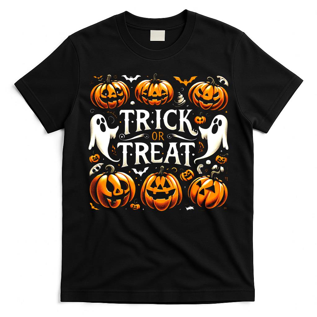 cute and funny halloween ghost, trick or treat Essential T-Shirt