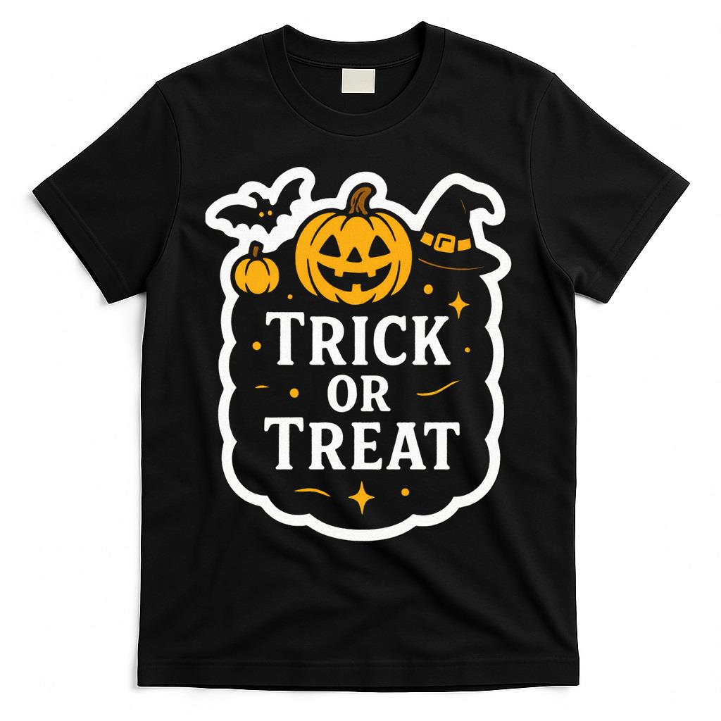 Trick or Treat Halloween Pumpkin Design Classic T-Shirt