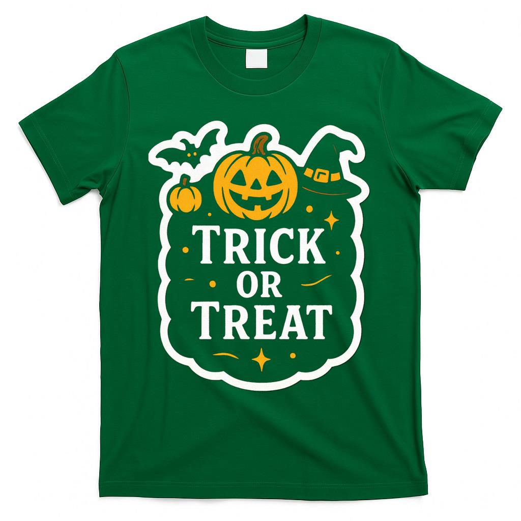 Trick or Treat Halloween Pumpkin Design Classic T-Shirt