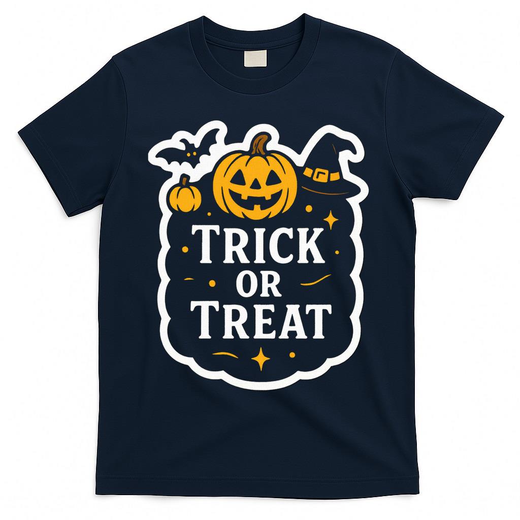 Trick or Treat Halloween Pumpkin Design Classic T-Shirt