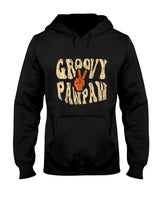 Retro Nostalgia - Groovy Pawpaw 70s Aesthetic Nostalgia 1970's Retro Grandpa T-Shirt