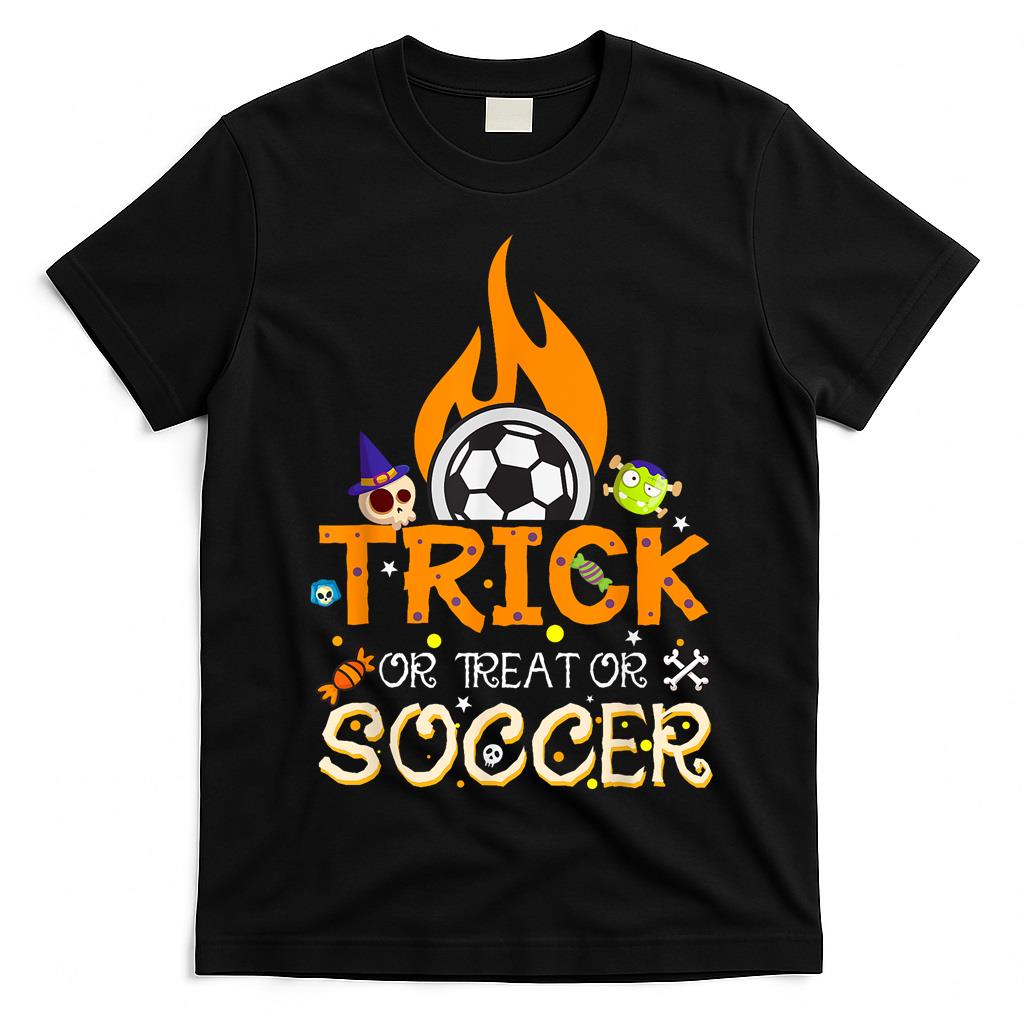 Trick or Treat Soccer Players Halloween Trick or Treating T-Shirt