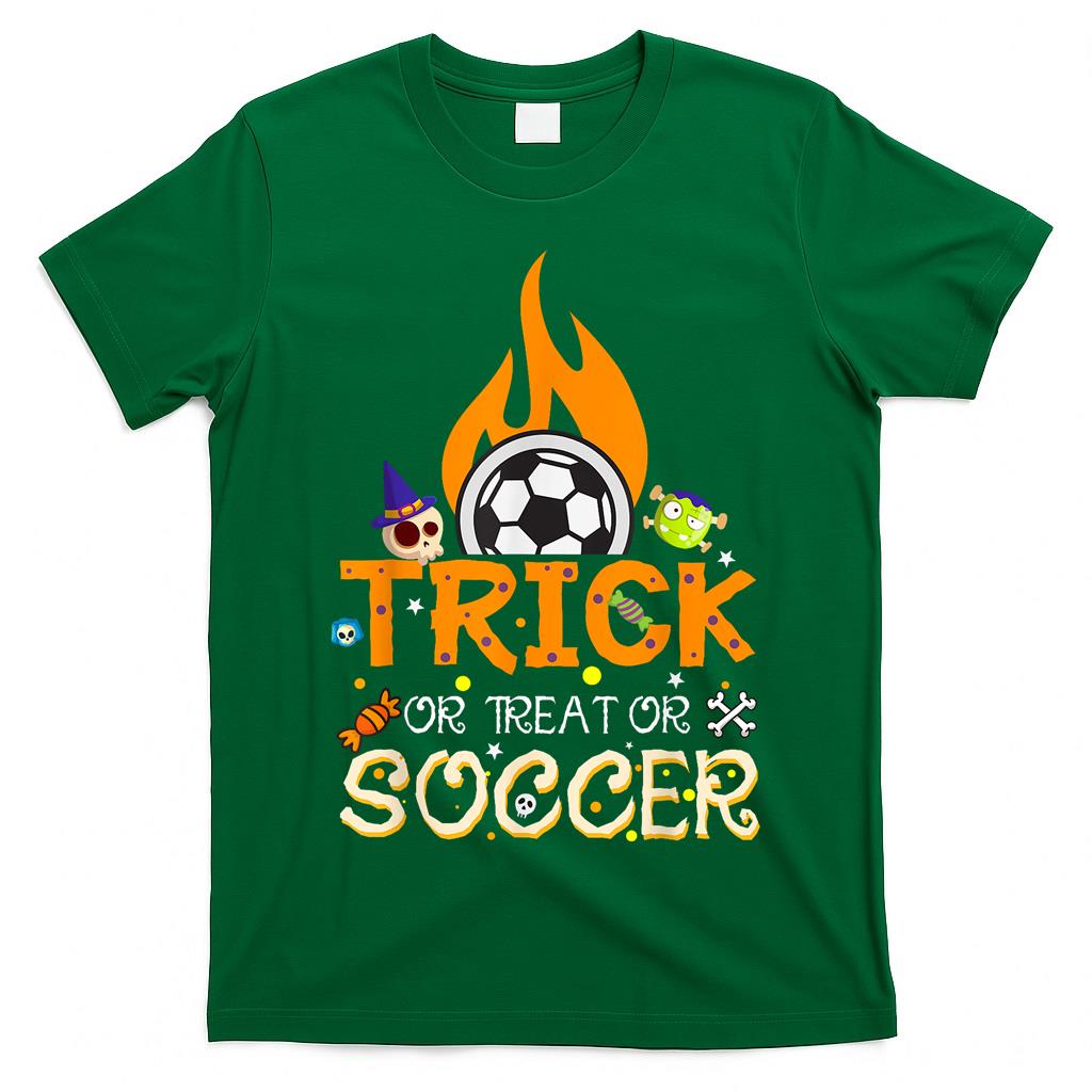 Trick or Treat Soccer Players Halloween Trick or Treating T-Shirt