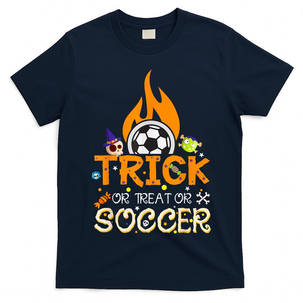 Trick or Treat Soccer Players Halloween Trick or Treating T-Shirt