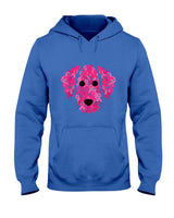 Pink Ribbon Dog Inspirational Breast Cancer Awareness Gift T-Shirt