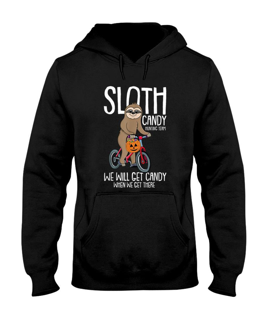 Sloth Hunting Team Lazy DIY Halloween Costume Trick Or Treat T-Shirt