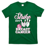 Strike Out Breast Cancer Bowling Awareness Women Men Kids T-Shirt