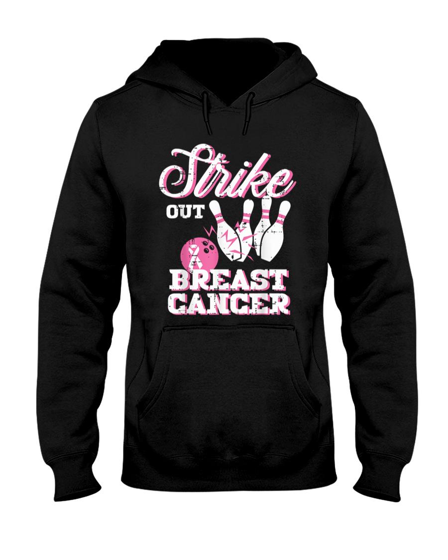 Strike Out Breast Cancer Bowling Awareness Women Men Kids T-Shirt