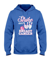 Strike Out Breast Cancer Bowling Awareness Women Men Kids T-Shirt