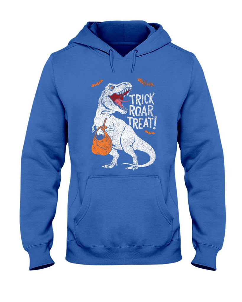Trick Roar Treat Design Halloween Dinosaur with Candy - Fun Spooky Art Classic T-Shirt