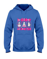 In October We Wear Pink Nurse Ghost Halloween Breast Cancer T-Shirt