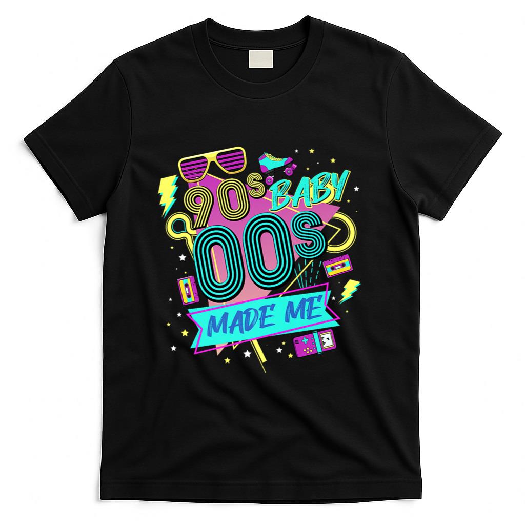 Retro Nostalgia - 1990's Baby 2000's Made Me Nostalgia Disco Cassette Retro Premium T-Shirt