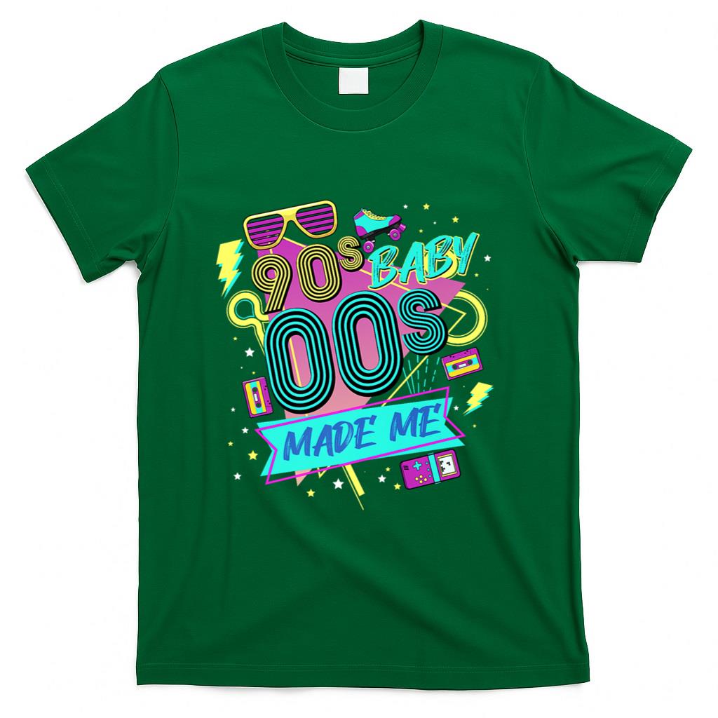 Retro Nostalgia - 1990's Baby 2000's Made Me Nostalgia Disco Cassette Retro Premium T-Shirt