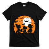 Peanuts - Halloween - Trick Or treat Silhouettes T-Shirt