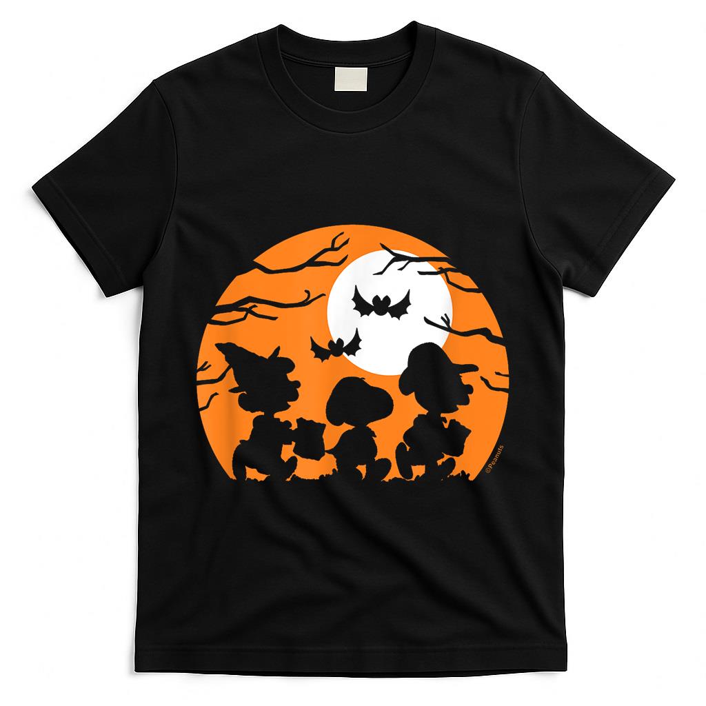 Peanuts - Halloween - Trick Or treat Silhouettes T-Shirt