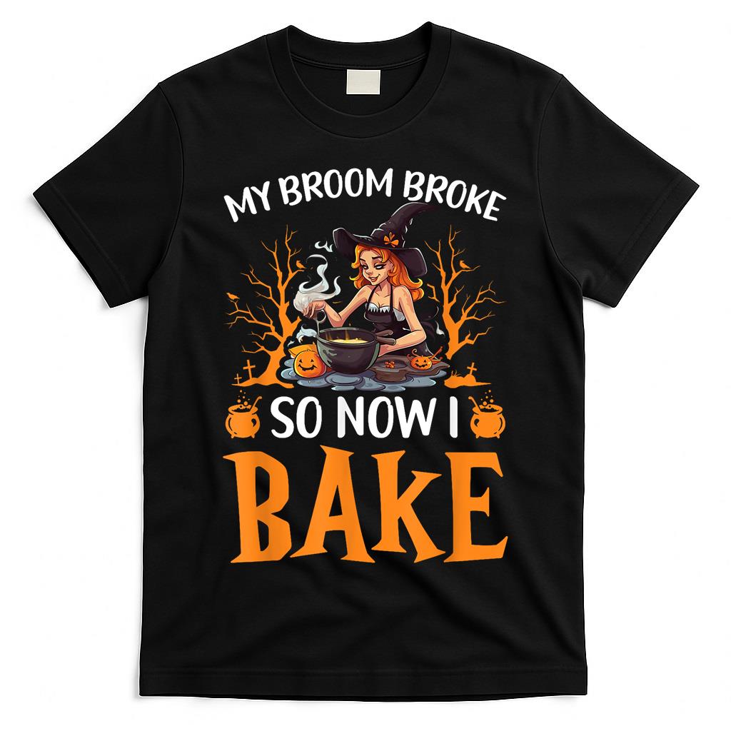 Baking Halloween Trick Or Treat Baker Cupcake Bakery T-Shirt