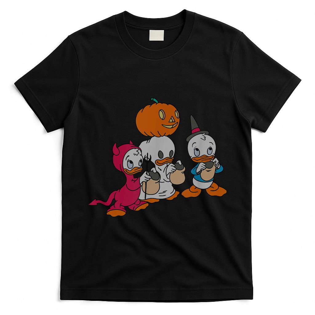 Disney DuckTales Halloween Trick Or Treat Costume Portrait T-Shirt