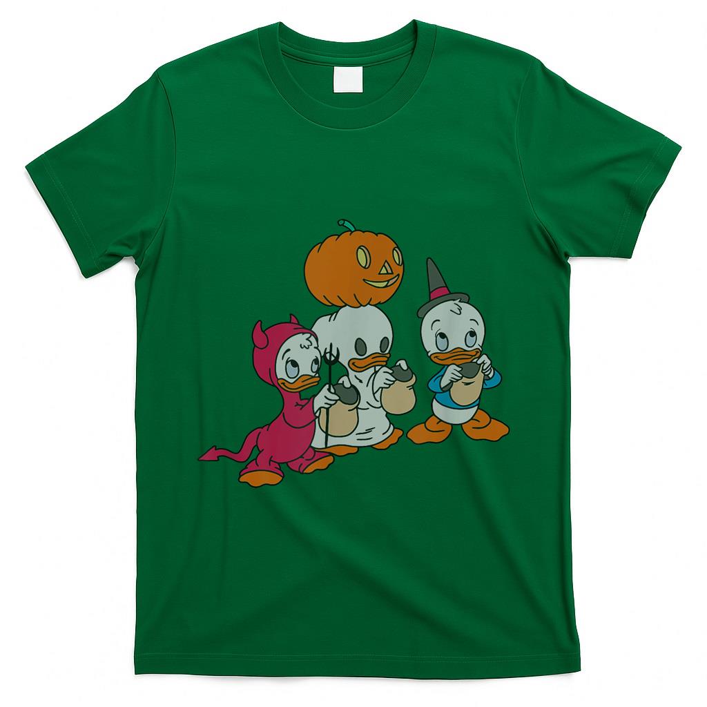 Disney DuckTales Halloween Trick Or Treat Costume Portrait T-Shirt