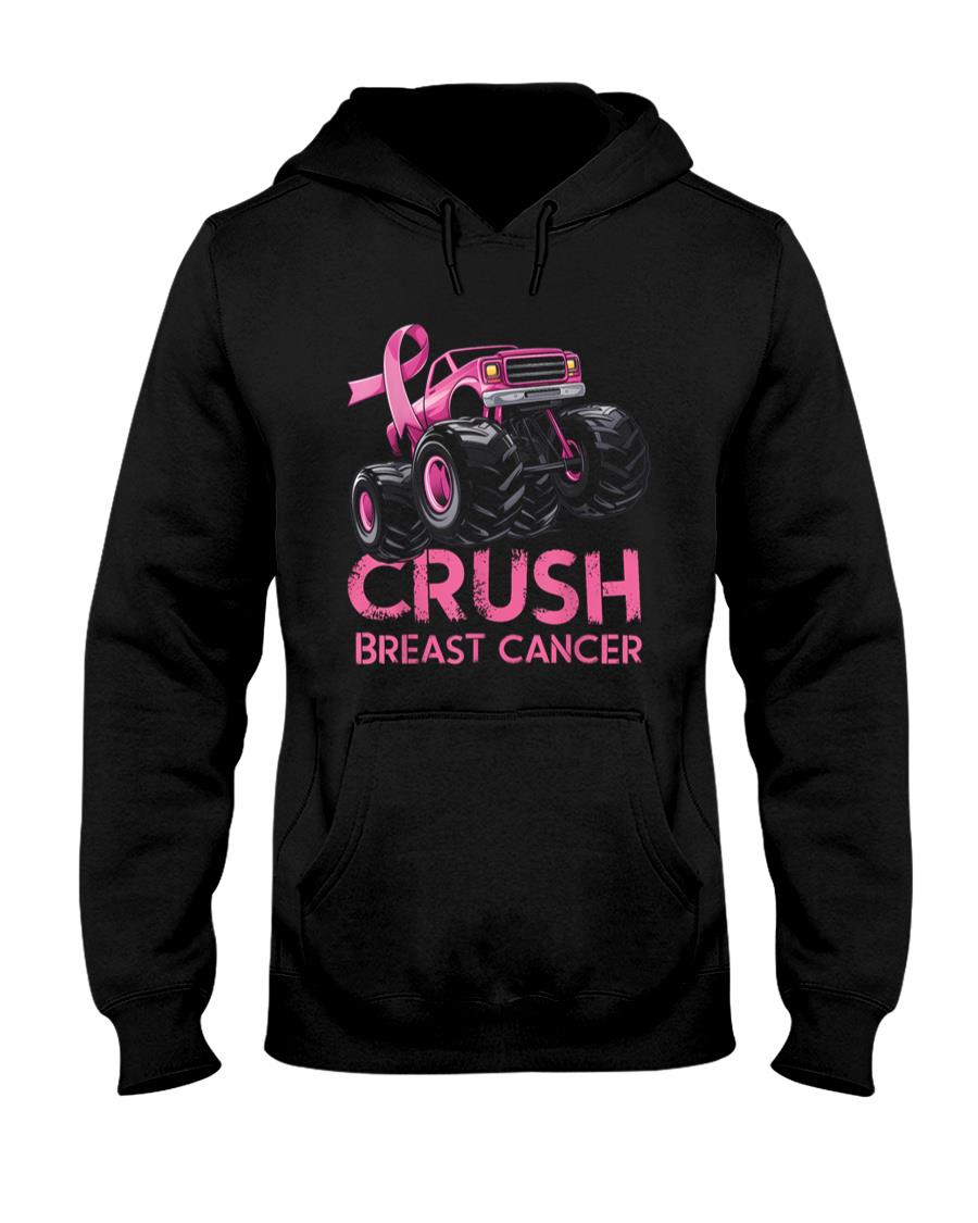 Crush Breast Cancer Awareness Truck pink for kids T-Shirt